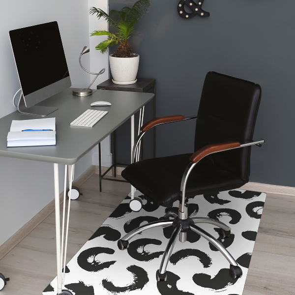 Tapis protection sol Coups de pinceau