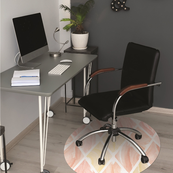 Tapis protège sol Forme de rubis