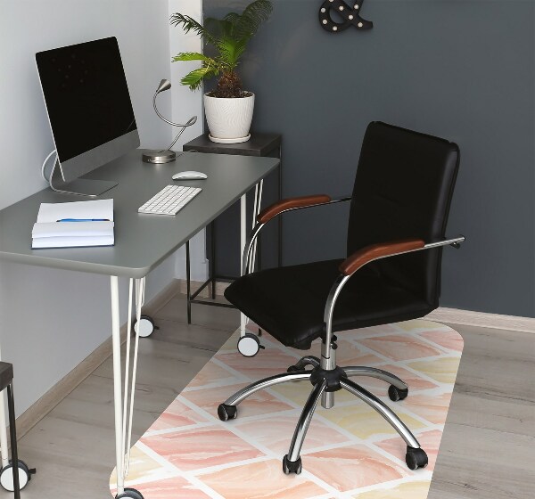 Tapis protège sol Forme de rubis