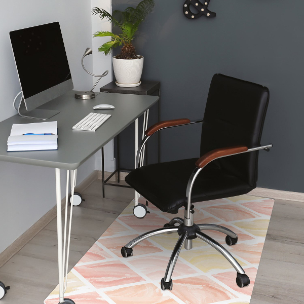 Tapis protège sol Forme de rubis
