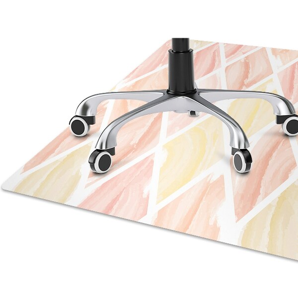 Tapis protège sol Forme de rubis
