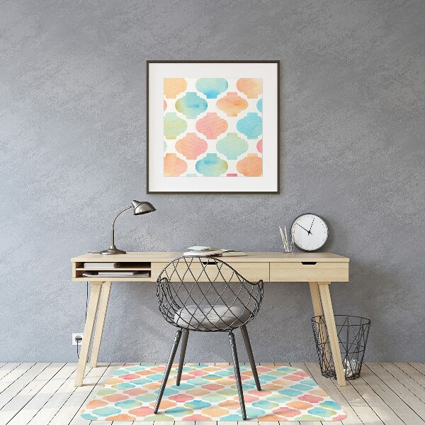 Tapis bureau Modèle coloré