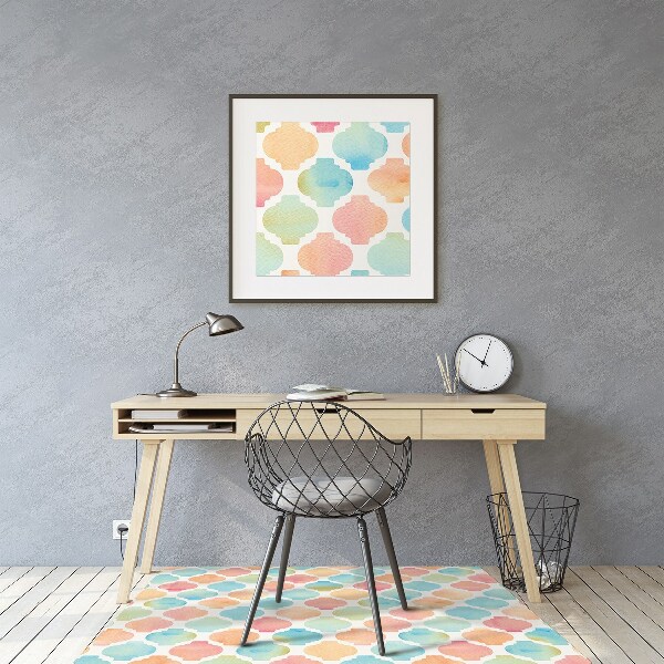 Tapis bureau Modèle coloré