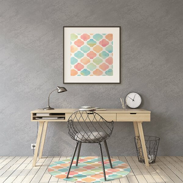 Tapis bureau Modèle coloré