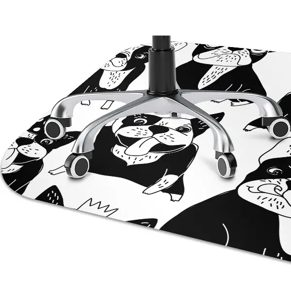 Tapis pour chaise de bureau Joyeux chiens
