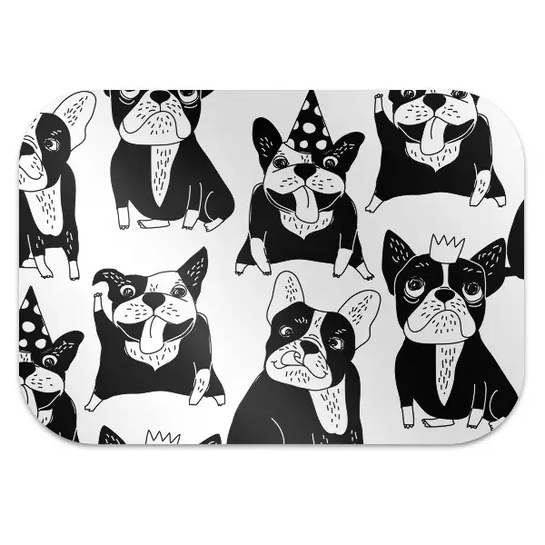 Tapis pour chaise de bureau Joyeux chiens