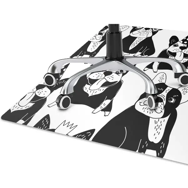 Tapis pour chaise de bureau Joyeux chiens