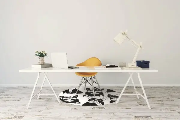 Tapis pour chaise de bureau Joyeux chiens