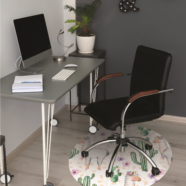Tapis de chaise de bureau Lama