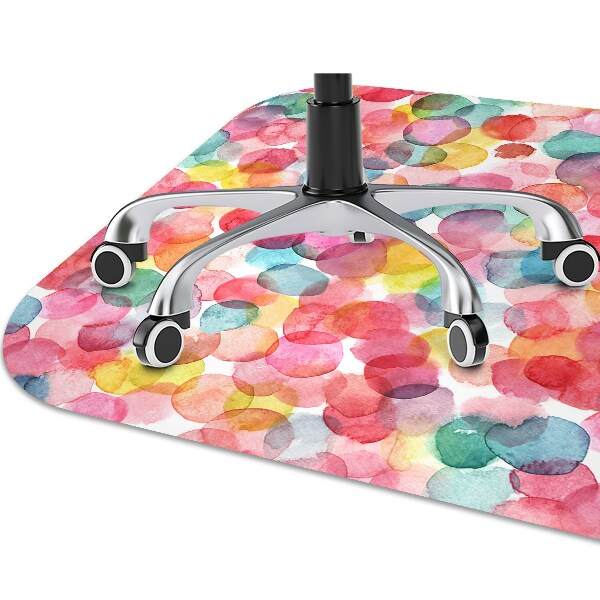 Tapis protège sol Bulles colorées