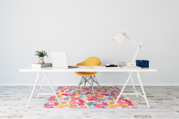 Tapis protège sol Bulles colorées