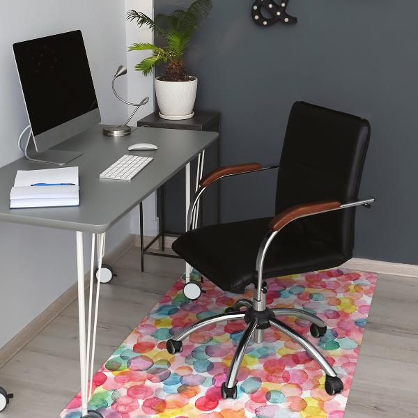 Tapis protège sol Bulles colorées