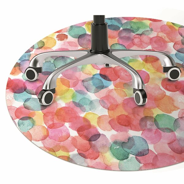 Tapis protège sol Bulles colorées