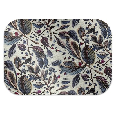 Tapis pour chaise de bureau Feuilles vintage