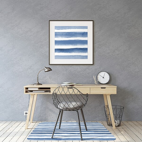 Tapis de chaise de bureau Ceintures aquarelles