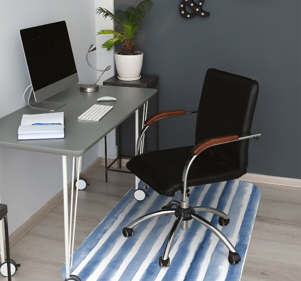 Tapis de chaise de bureau Ceintures aquarelles
