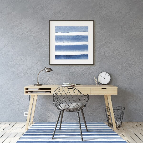 Tapis de chaise de bureau Ceintures aquarelles