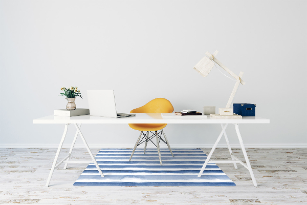 Tapis de chaise de bureau Ceintures aquarelles
