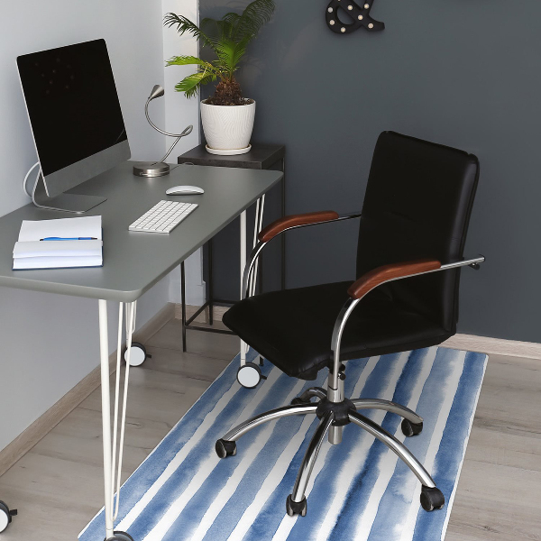 Tapis de chaise de bureau Ceintures aquarelles