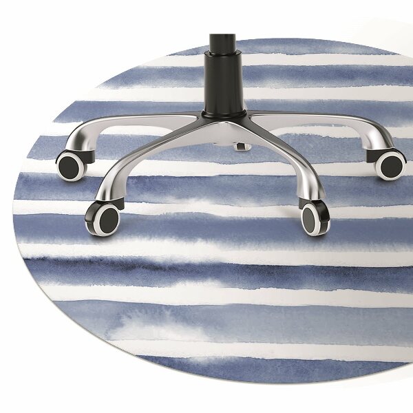 Tapis de chaise de bureau Ceintures aquarelles
