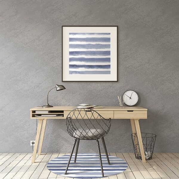 Tapis de chaise de bureau Ceintures aquarelles