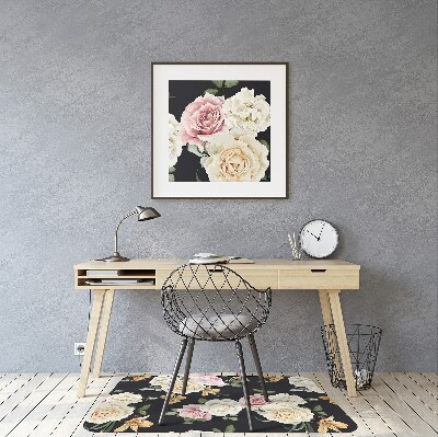 Tapis de chaise Roses vintage