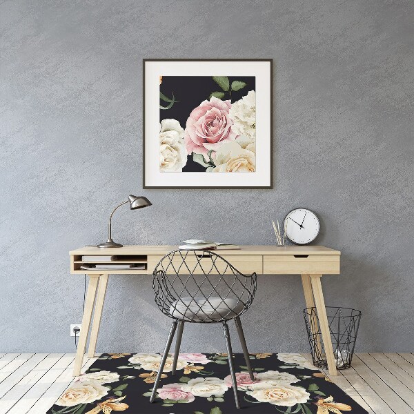 Tapis de chaise Roses vintage
