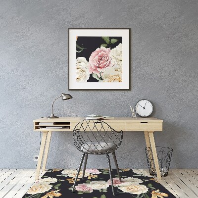 Tapis de chaise Roses vintage