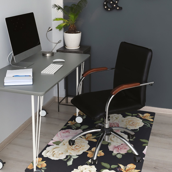 Tapis de chaise Roses vintage
