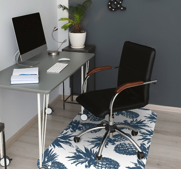 Tapis bureau Ananas gris