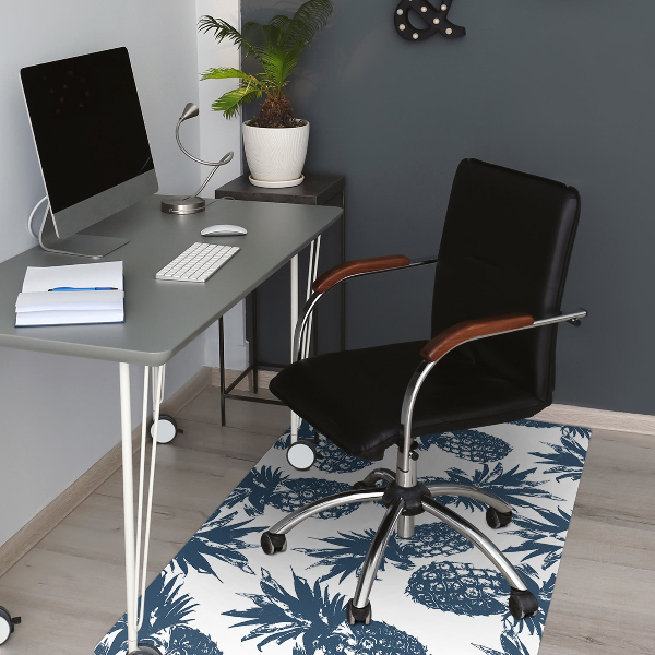 Tapis bureau Ananas gris