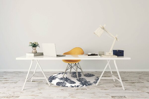 Tapis bureau Ananas gris