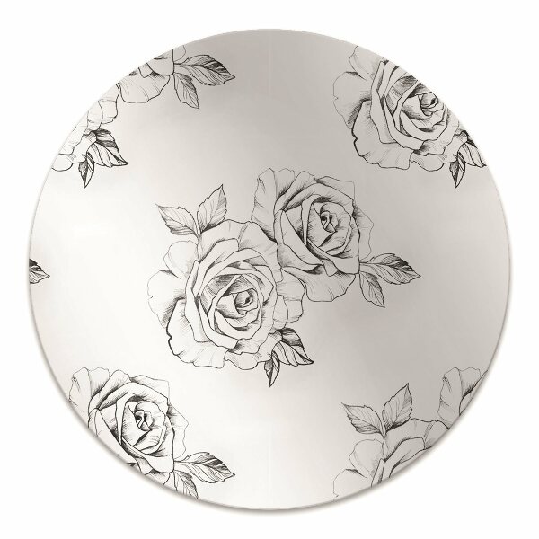 Tapis de chaise de bureau Des roses