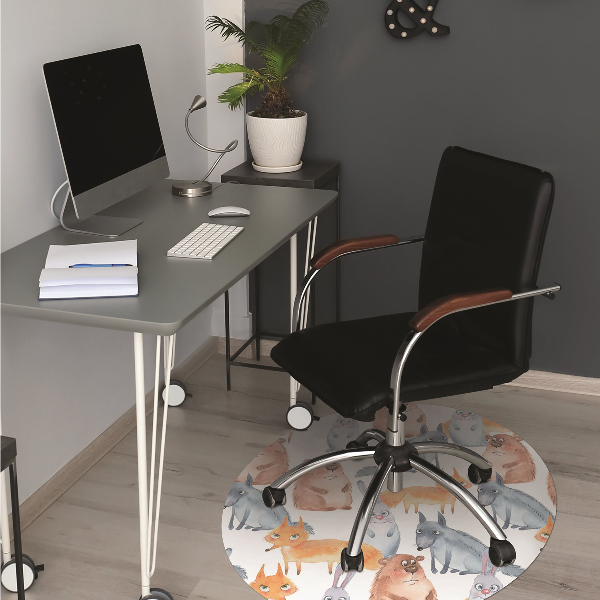 Tapis pour chaise de bureau Animaux domestiques