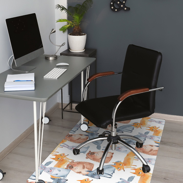 Tapis pour chaise de bureau Animaux domestiques