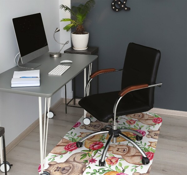 Tapis bureau Chow chow chiens