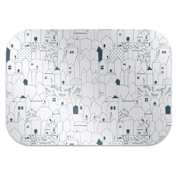 Tapis de chaise de bureau Chalets