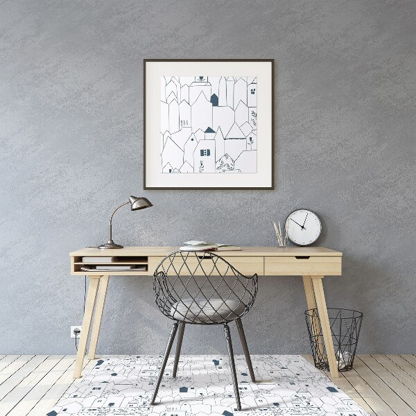 Tapis de chaise de bureau Chalets