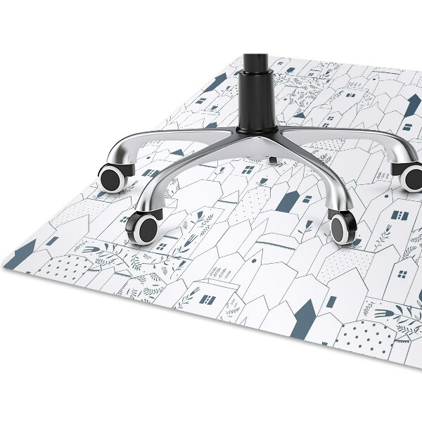 Tapis de chaise de bureau Chalets