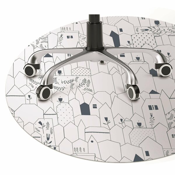Tapis de chaise de bureau Chalets