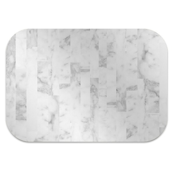 Tapis de chaise de bureau Marbre