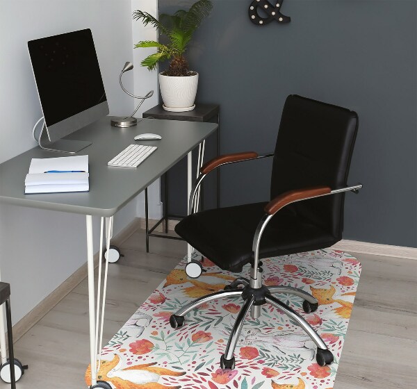Tapis de chaise Renard et lapin