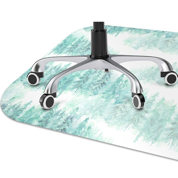 Tapis de chaise Forêt peinte