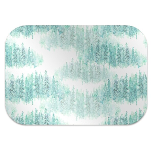 Tapis de chaise Forêt peinte