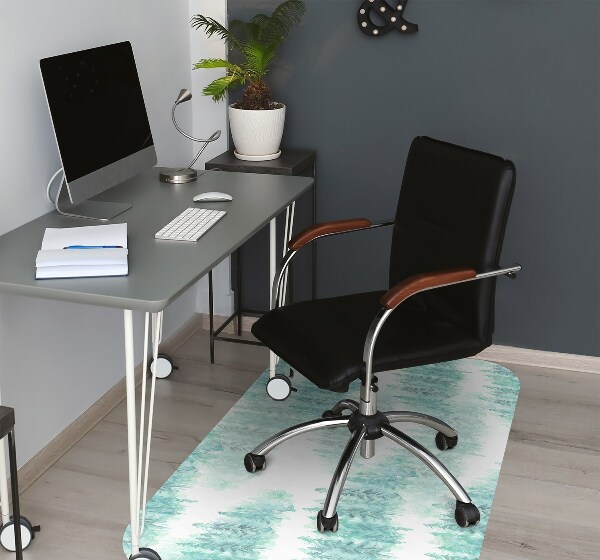 Tapis de chaise Forêt peinte