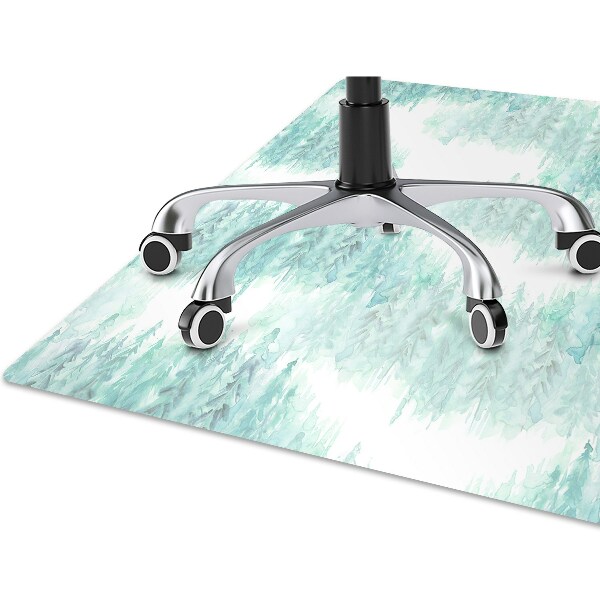 Tapis de chaise Forêt peinte