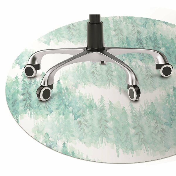 Tapis de chaise Forêt peinte