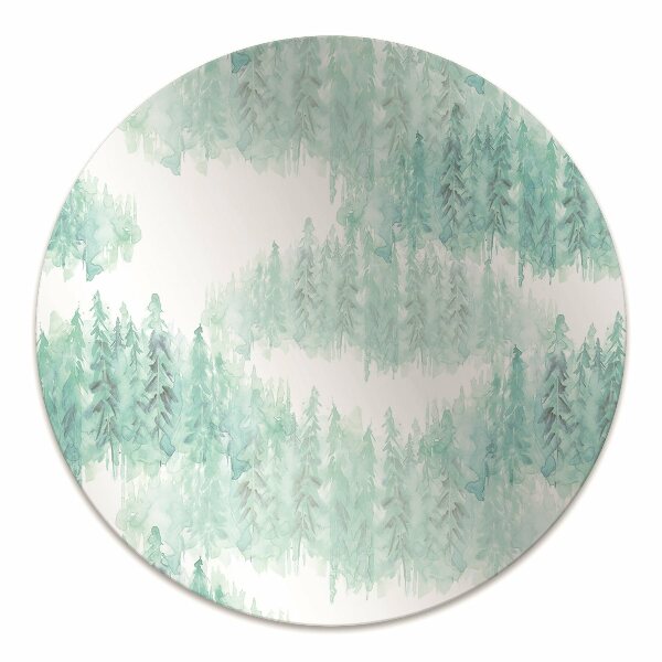 Tapis de chaise Forêt peinte