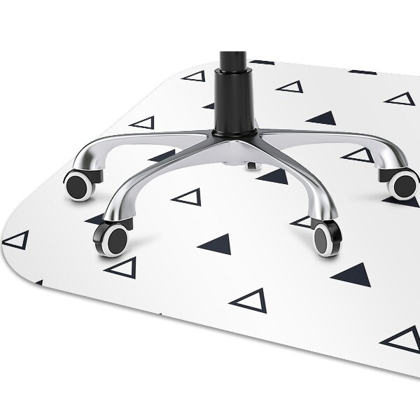 Tapis de chaise de bureau Triangles