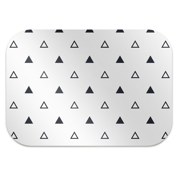 Tapis de chaise de bureau Triangles